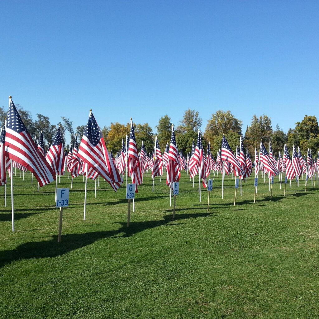 field of honor by Merced Sunrise Rotary